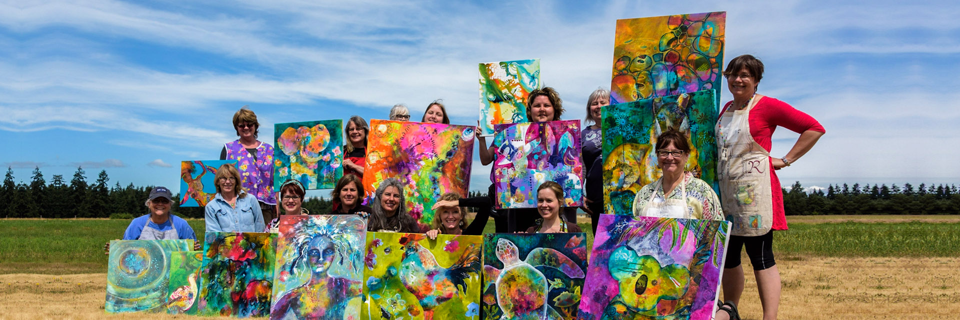 Whidbey Island Painting class 2