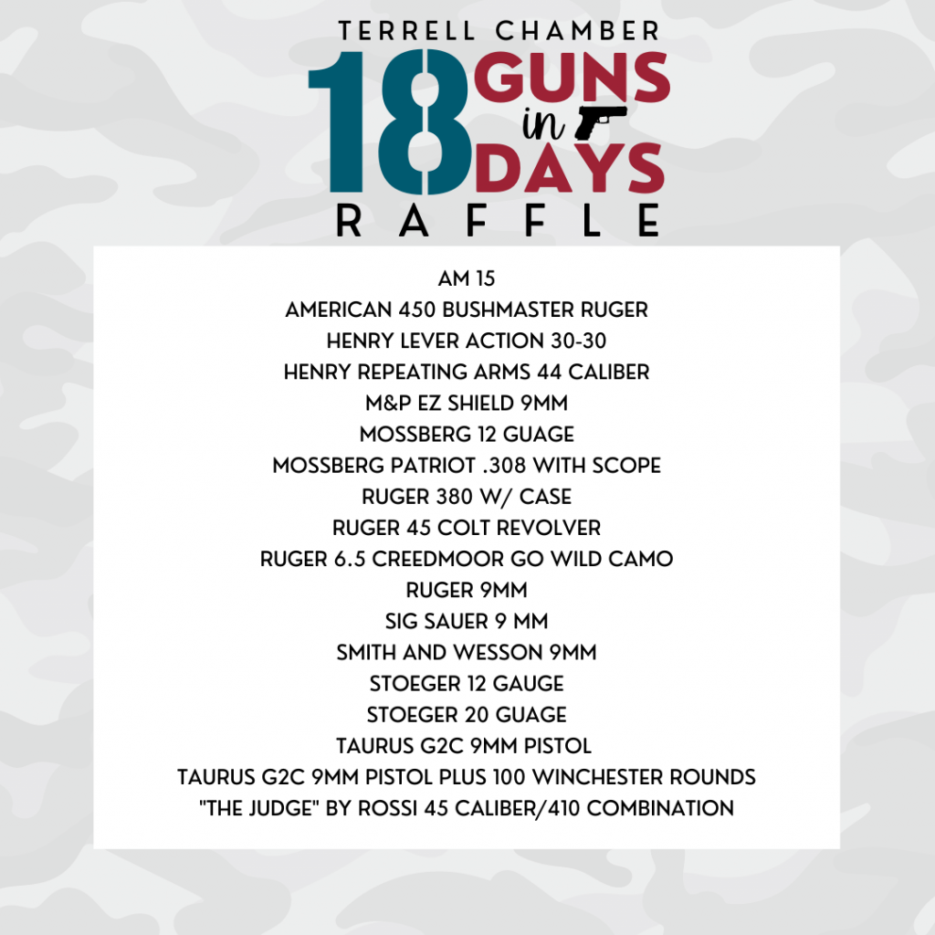 Gun Raffle Terrell Chamber of Commerce