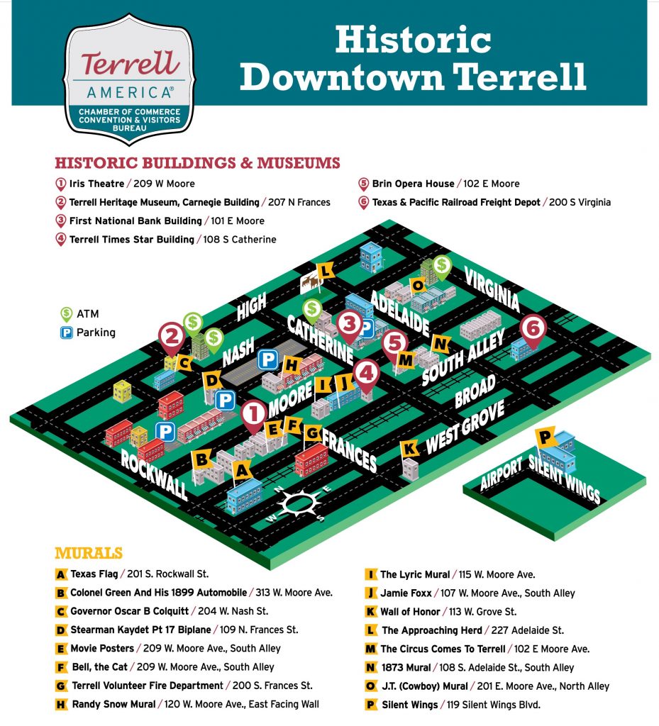 Terrell Map 28x40 sign