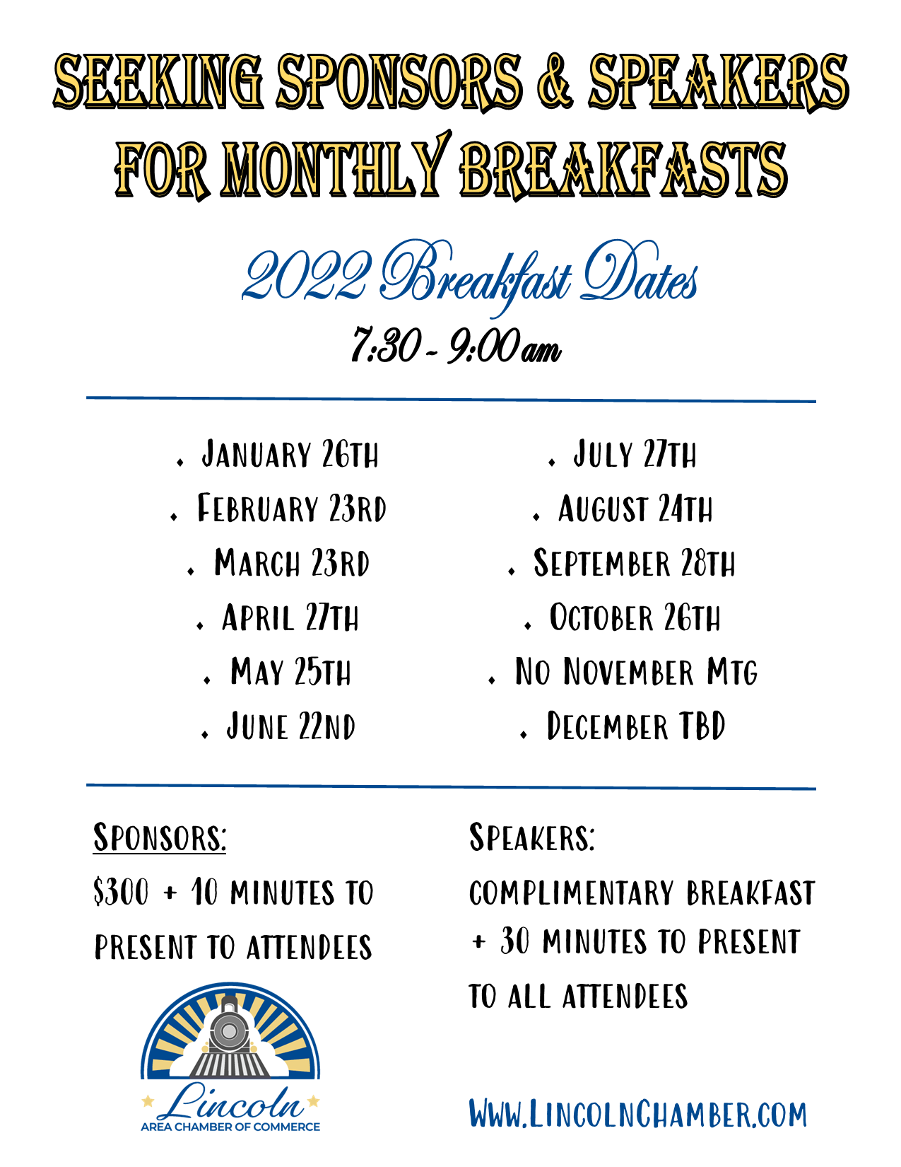 All Breakfast Dates All Breakfast Dates