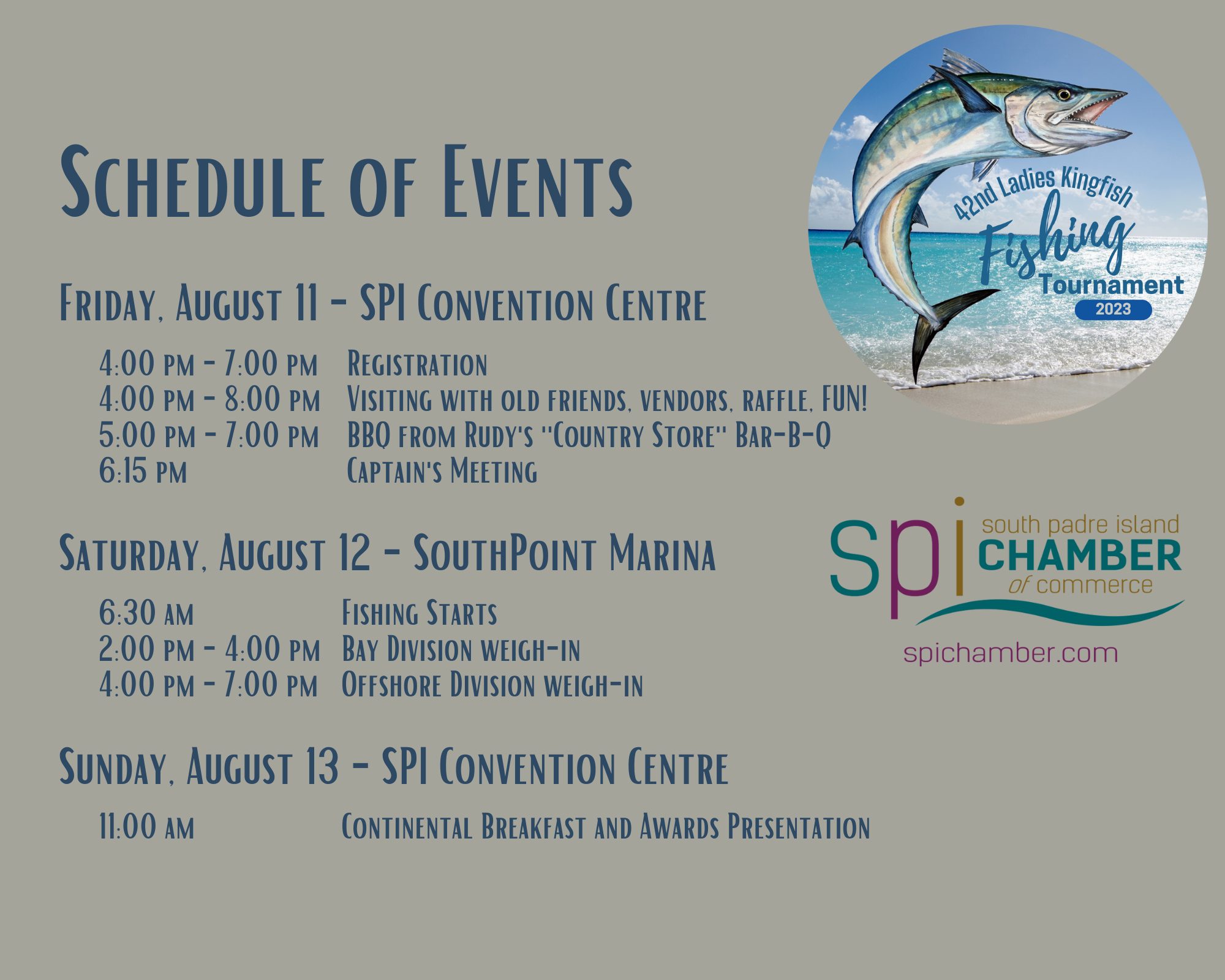 Ladies Kingfish Tournament South Padre Island Chamber of Commerce