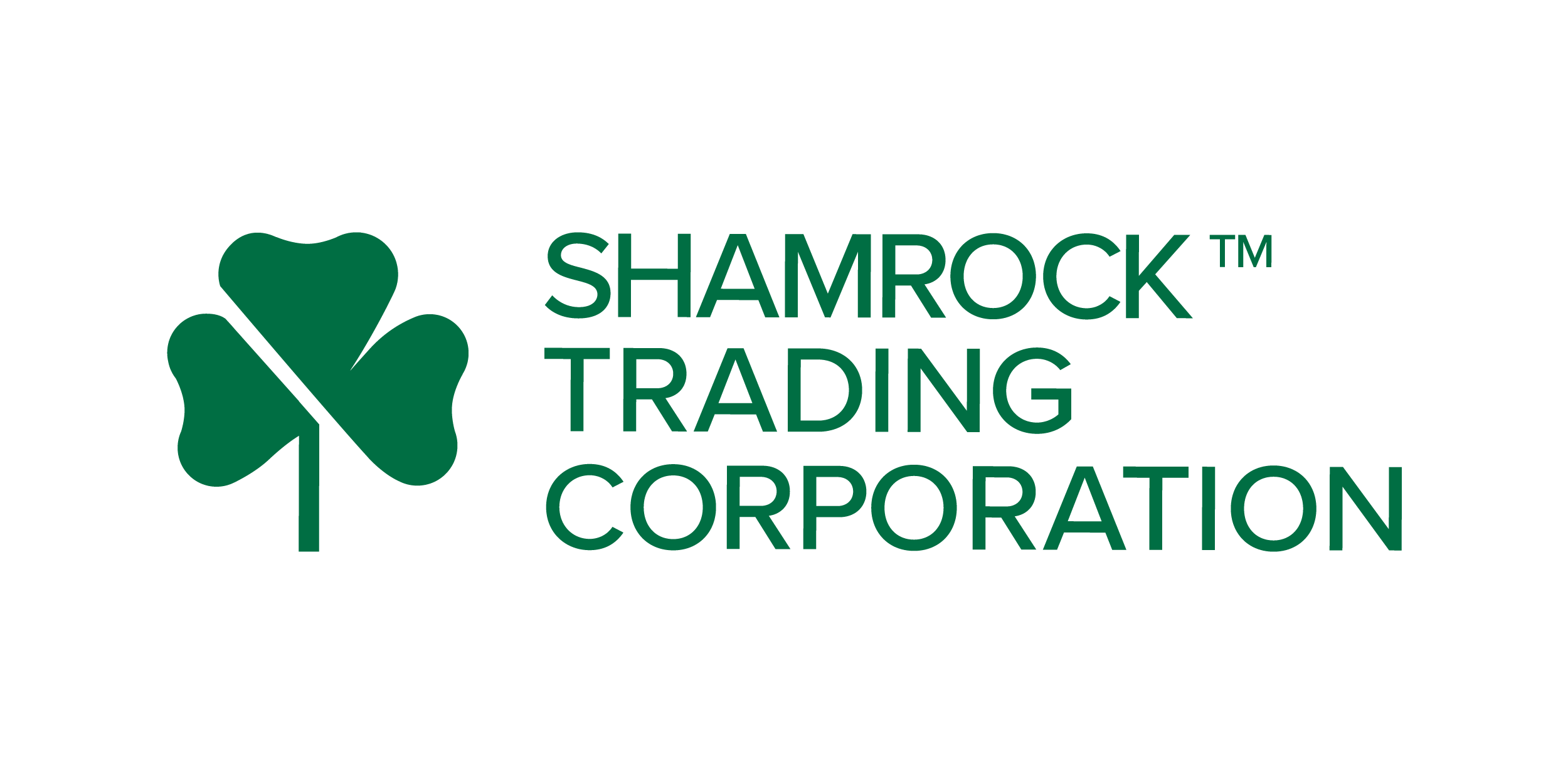 Shamrock Icon Plus Wordmark (clover green)