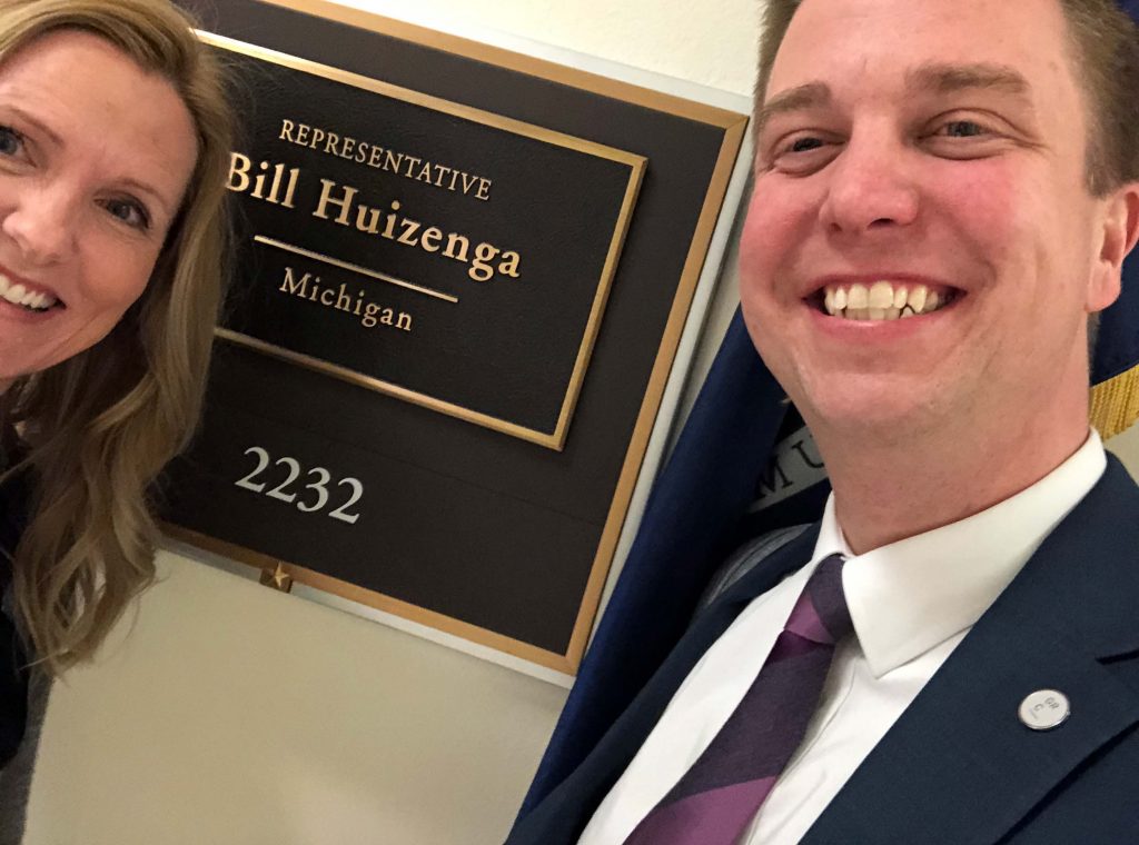 Stopping by U.S. Congressman Bill Huizenga's DC office