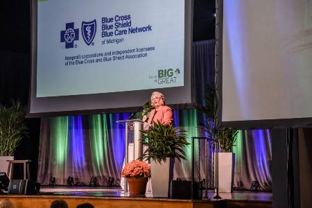 MARKETING OPPORTUNITIES AnnualMeeting2019_89 Platinum Sponsor Blue Cross Blue Shield and Blue Care Network