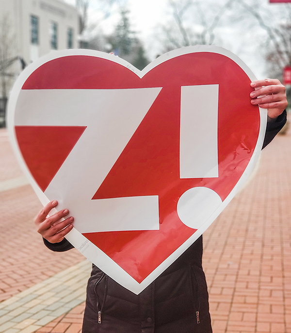 Heal the Zeel Sign for Downtown Zeeland