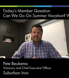 Member Question of the Day on Summer Travel and Hotels