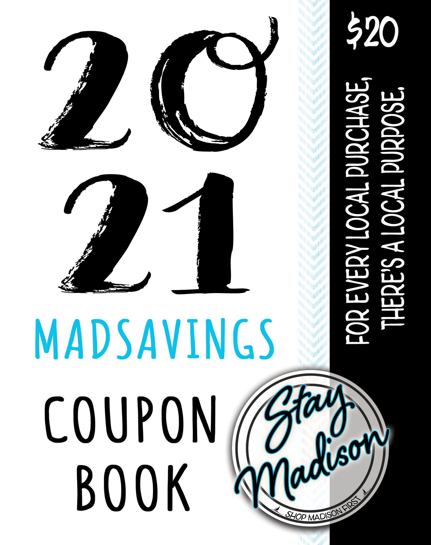 2021 Coupon Book Cover Blue Stripe 2021 Coupon Book Cover Blue Stripe