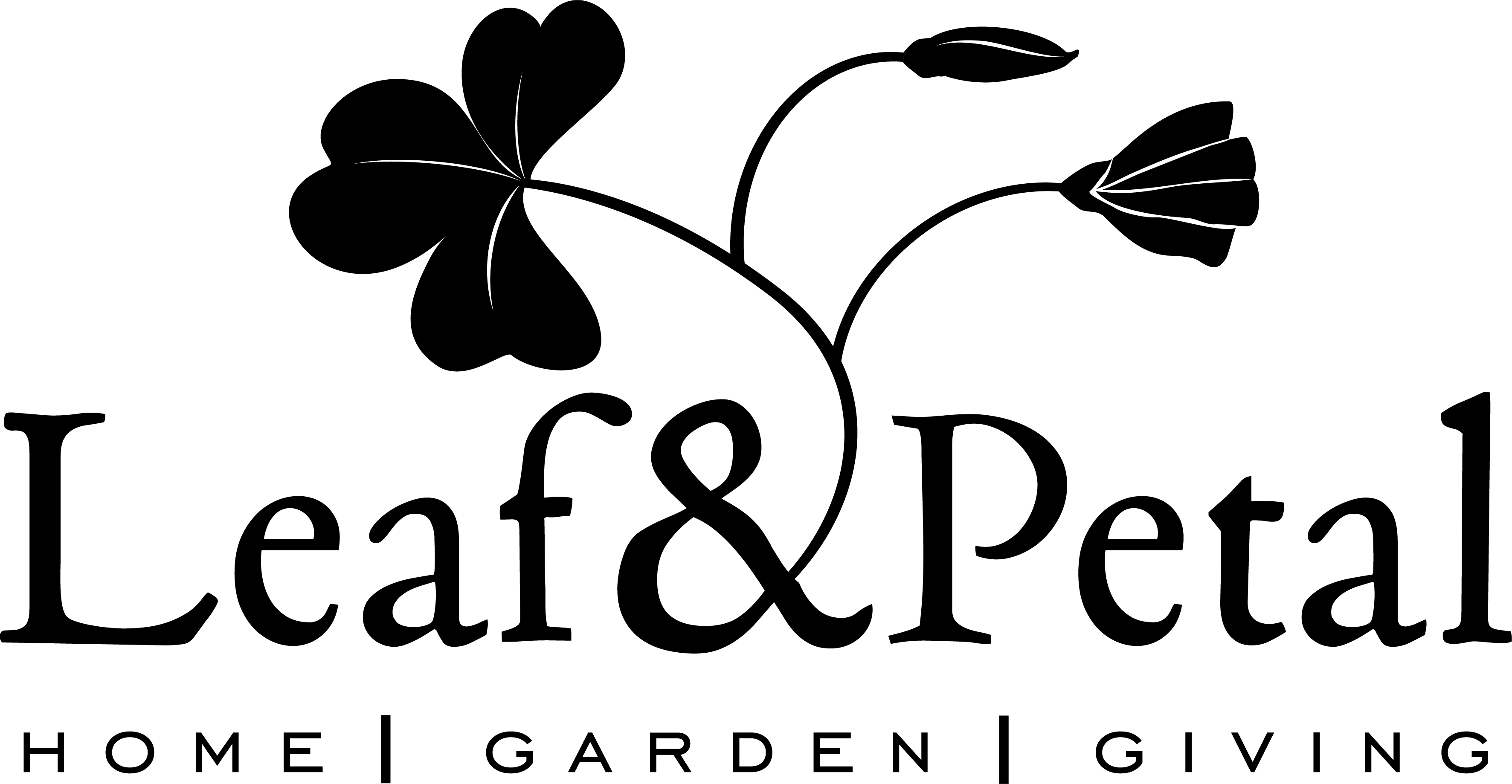 leaf and petal logo