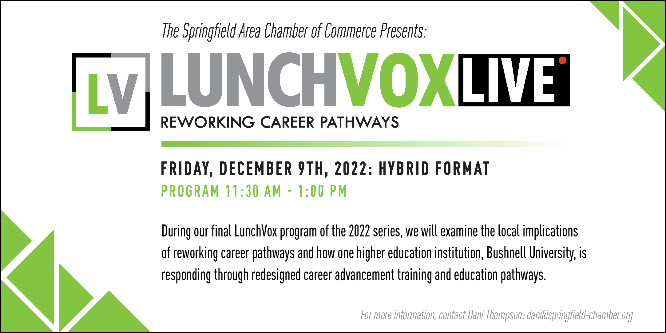 LunchVox Live: Reworking Career Pathways