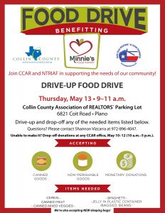 Drive-up Food Drive Flyer, 5-13-21