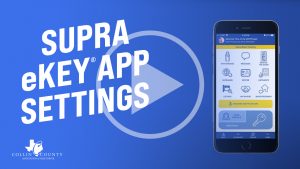 SUPRA eKEY App Settings Thumbnail