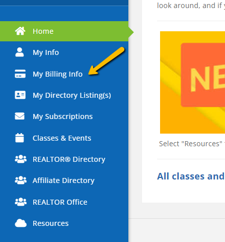 My Billing Info