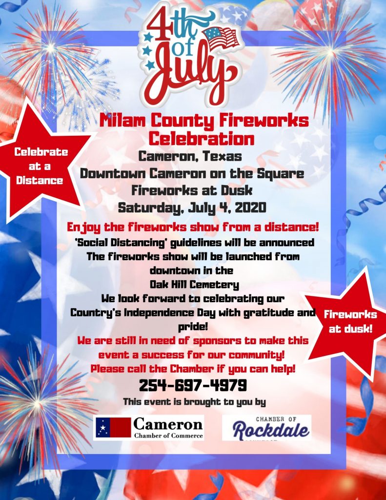 Main Flyer 4th July 2020 4th of July
