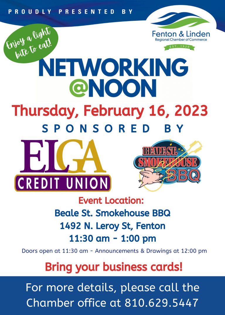 Home Fenton & Linden Regional Chamber of Commerce