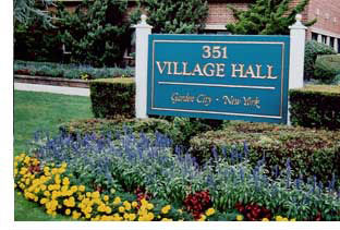 Village Hall sign