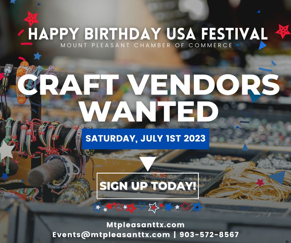 Vendors Wanted- Happy Birthday USA 2023 Vendors Wanted- Happy Birthday USA 2023