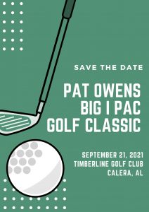 Big I PAC Golf STD 2021 Big I PAC Save the Date