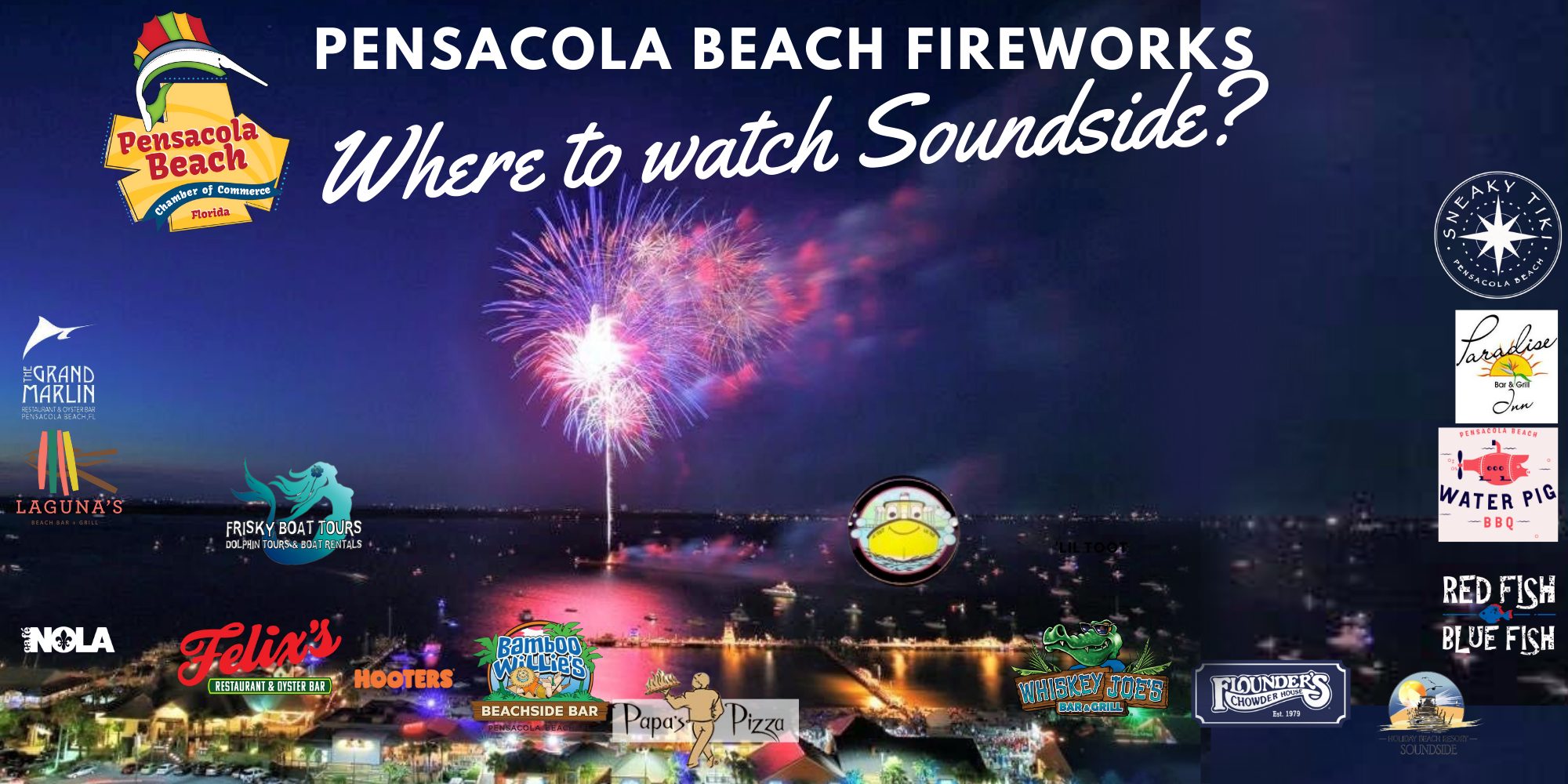 where to watch the fireworks soundside