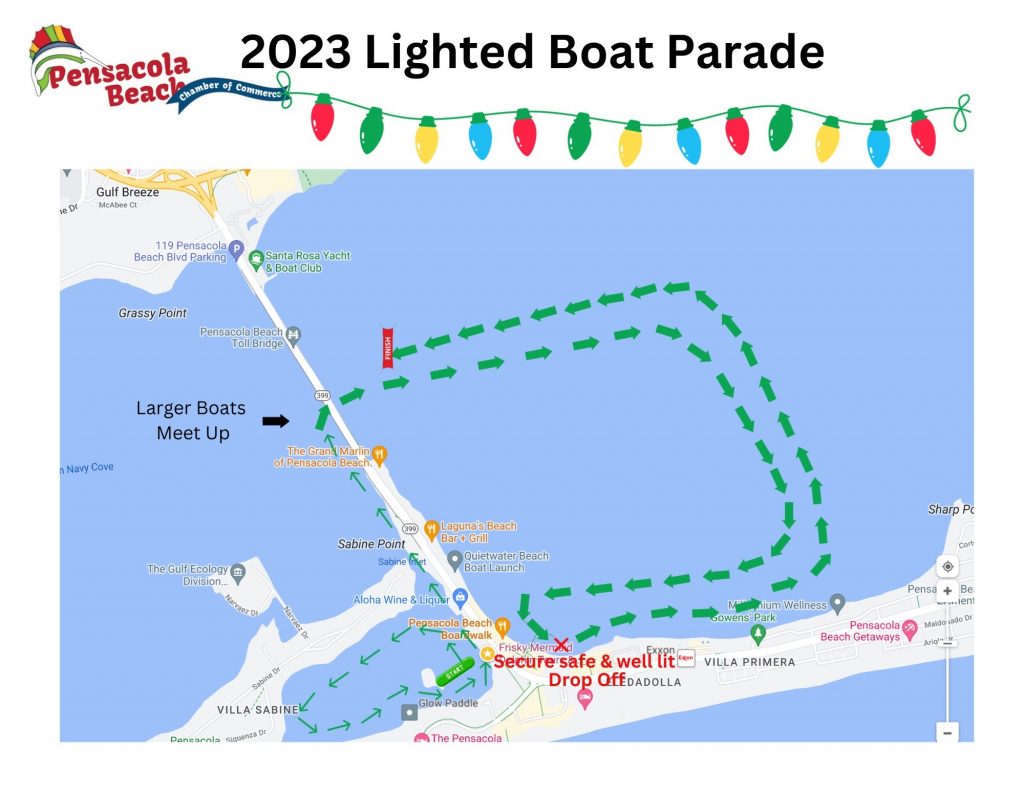2023 Parade Routes Pensacola Beach Chamber of Commerce
