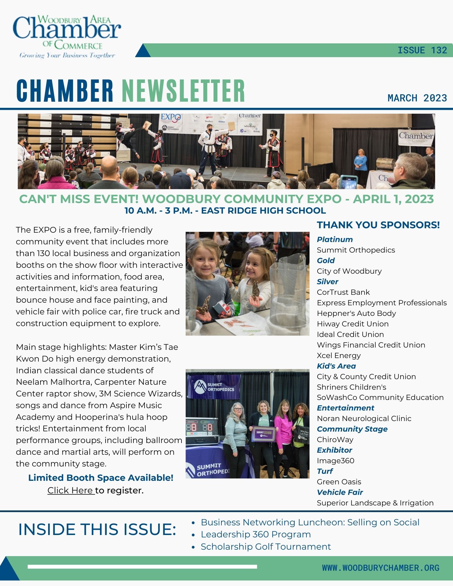 March 2023 Newsletter Front Page