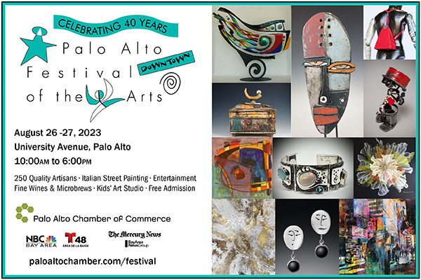 40th Palo Alto Festival of the Arts Postcard