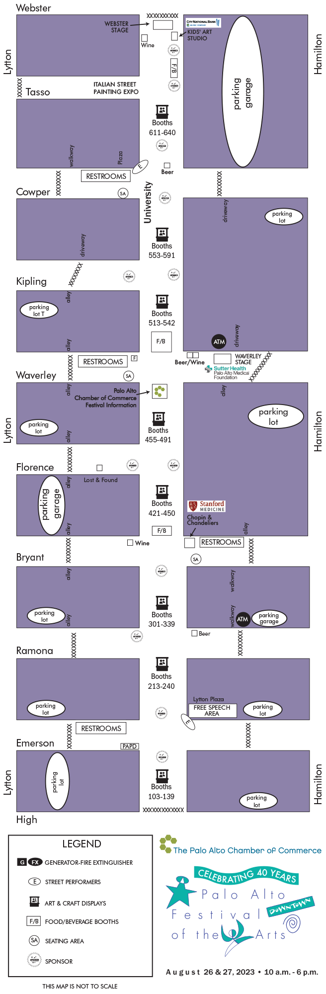 PAFA 2023 Map