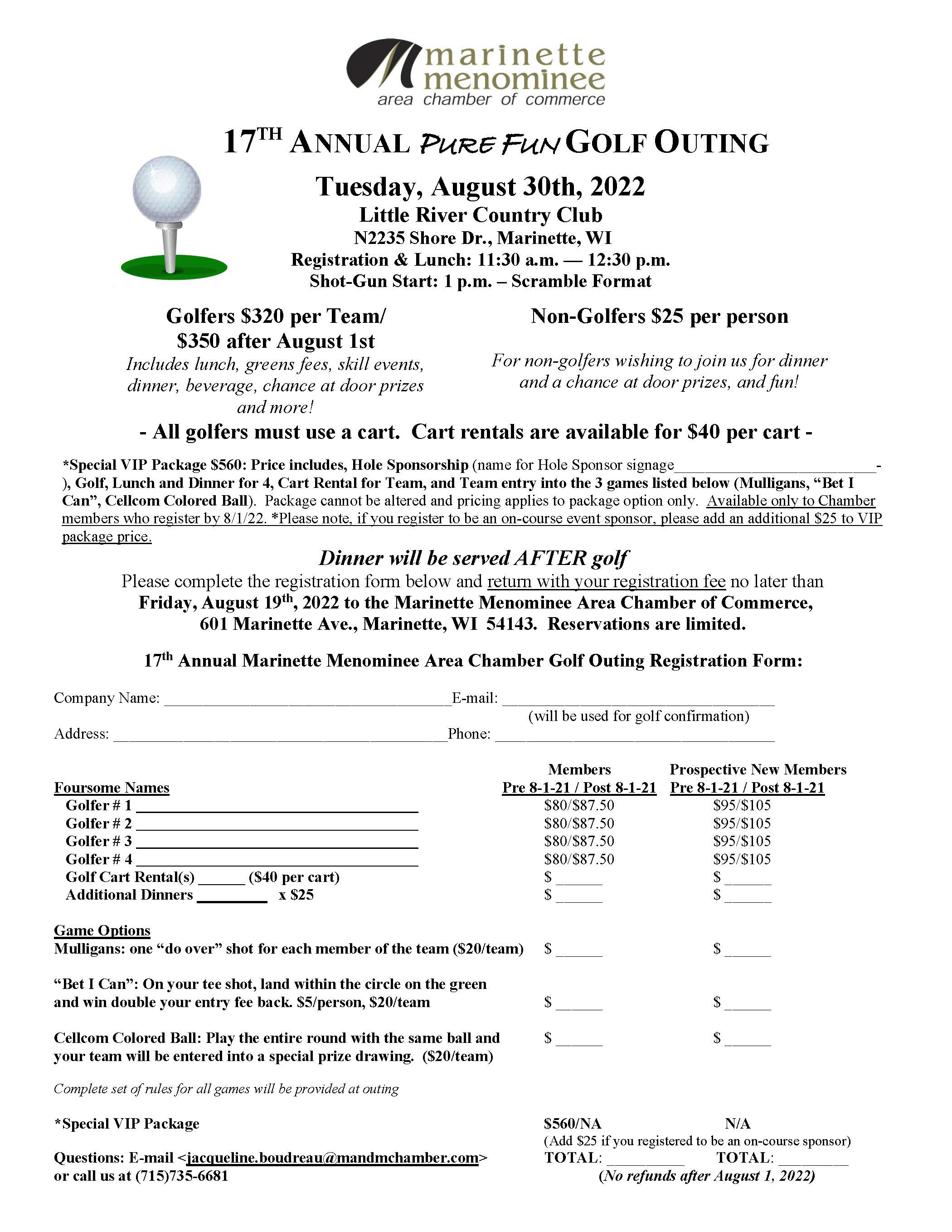 Golf Flyer 2022 - 1st out