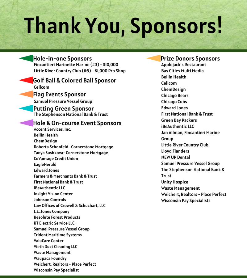 Hole-in-one Sponsors (5)