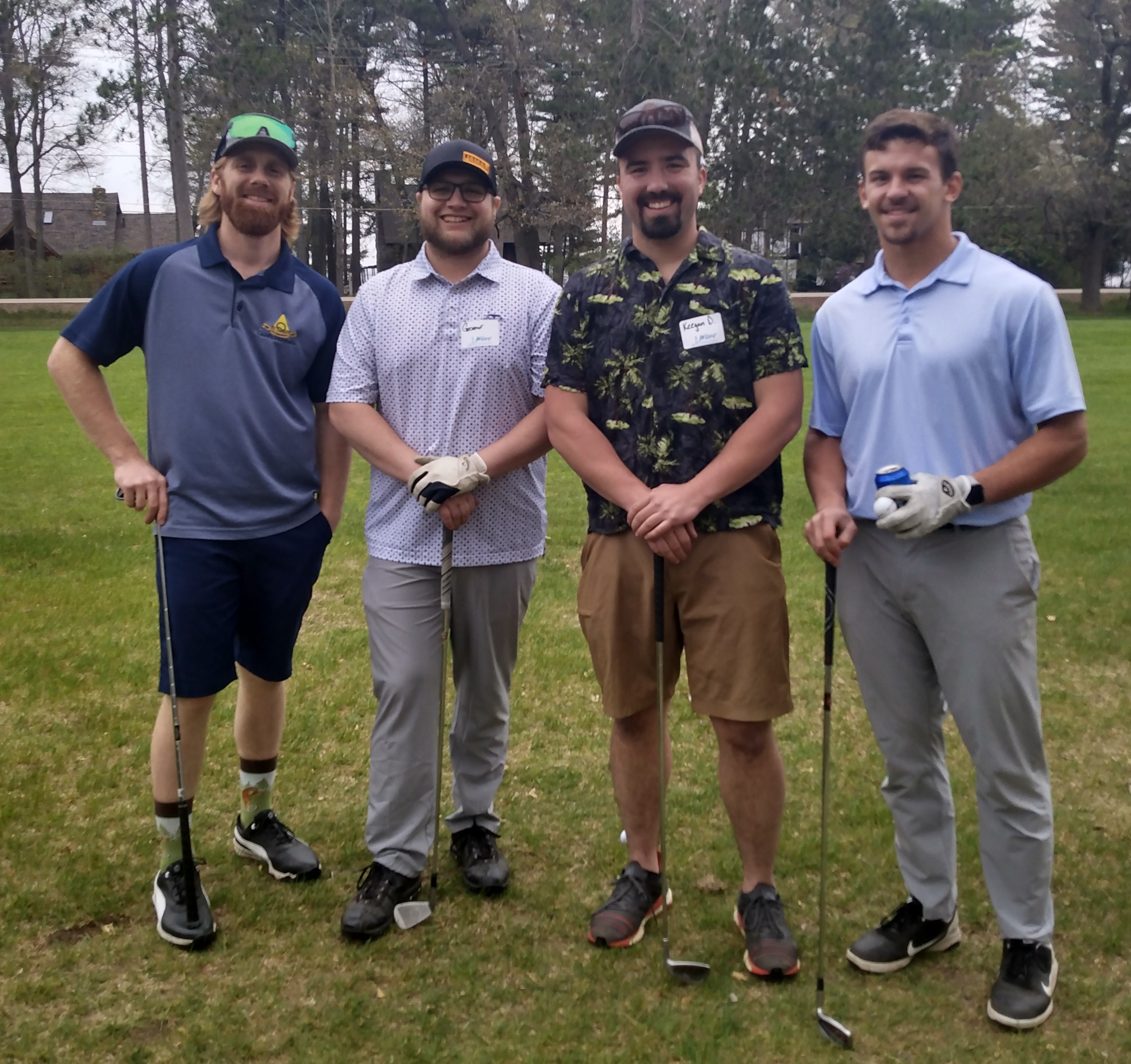 Pictured: Garret Unsworth, George Patterson, Jason Janquart, &amp; Keegan Delforge