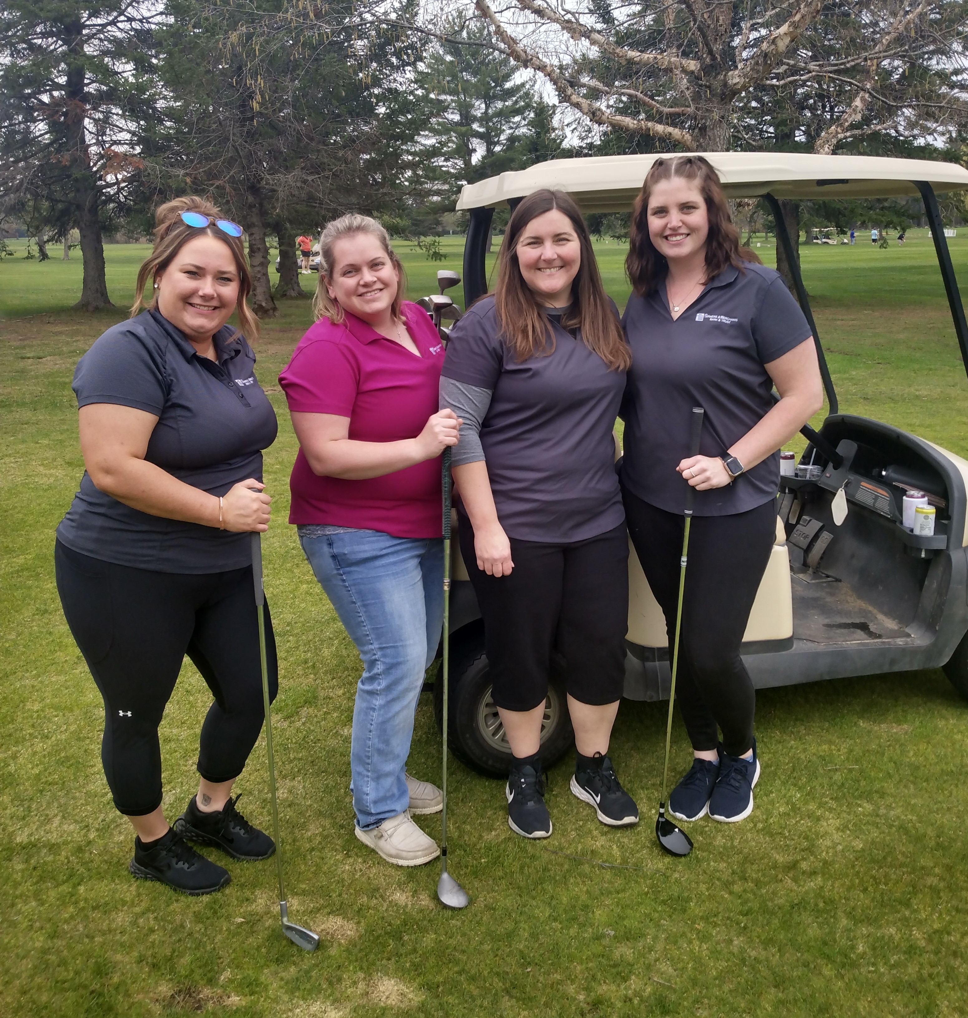 Pictured: Leha Libich, Chantel Stuppnig, Lea Hubert &amp; Caitlin Peterson