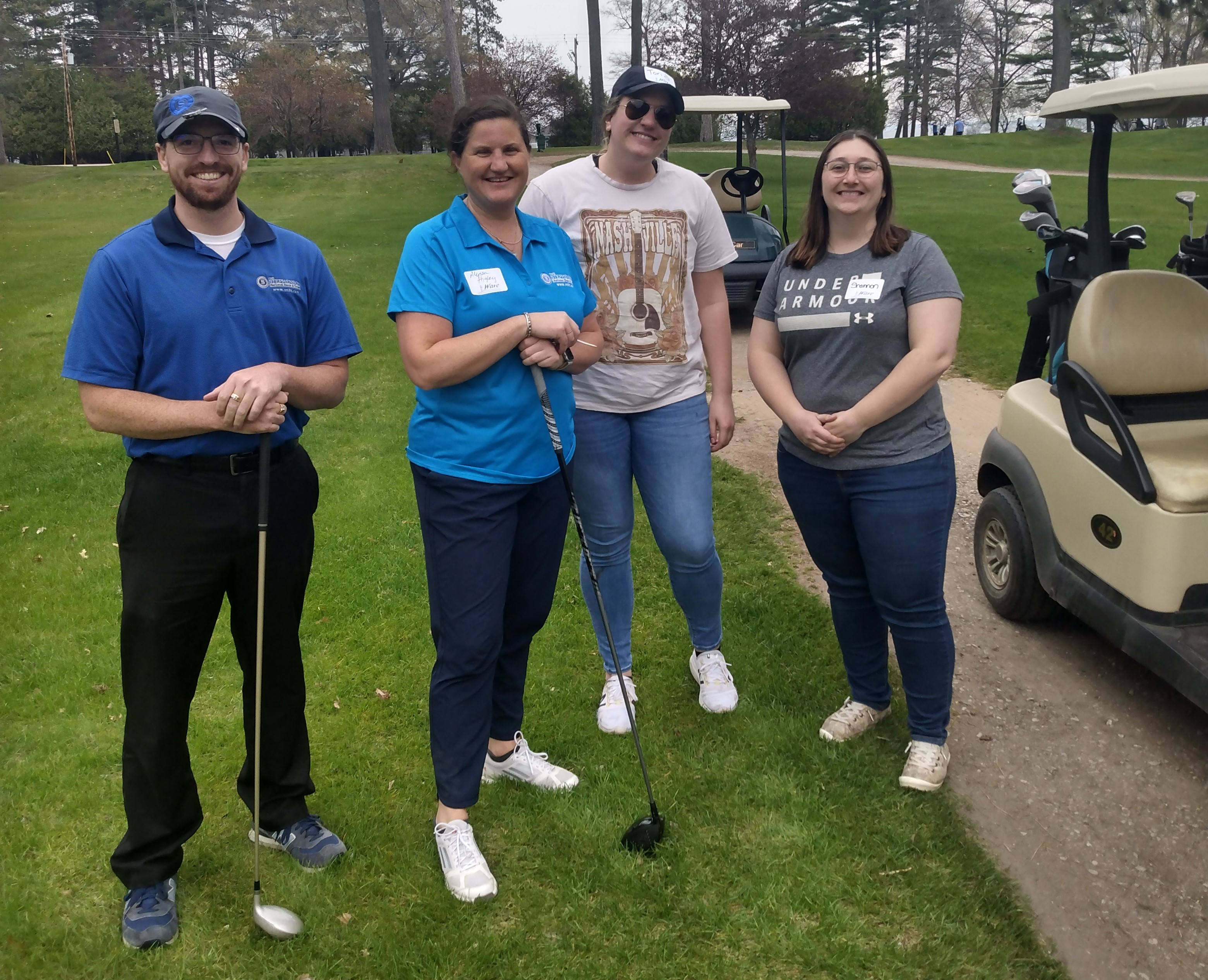 Pictured: Adam Orth, Alyssa Higley, Tori Wangerin, Shannon McDonald