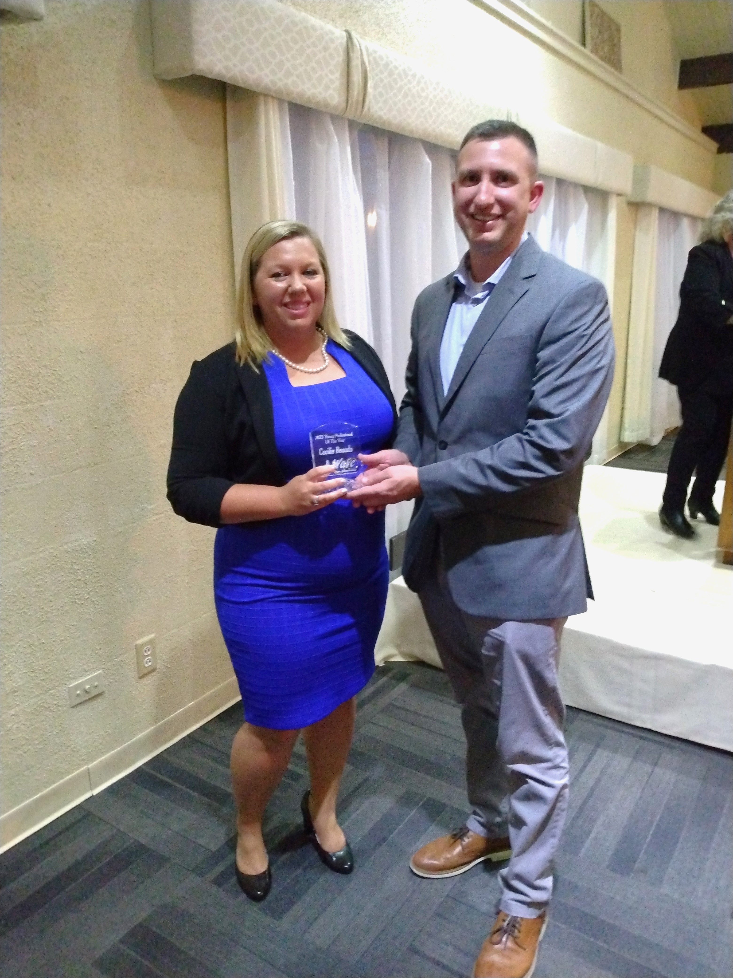 WAVE Young Professional-of-the-Year, Cecilie Beaudo &amp; Nominator, James Bastien