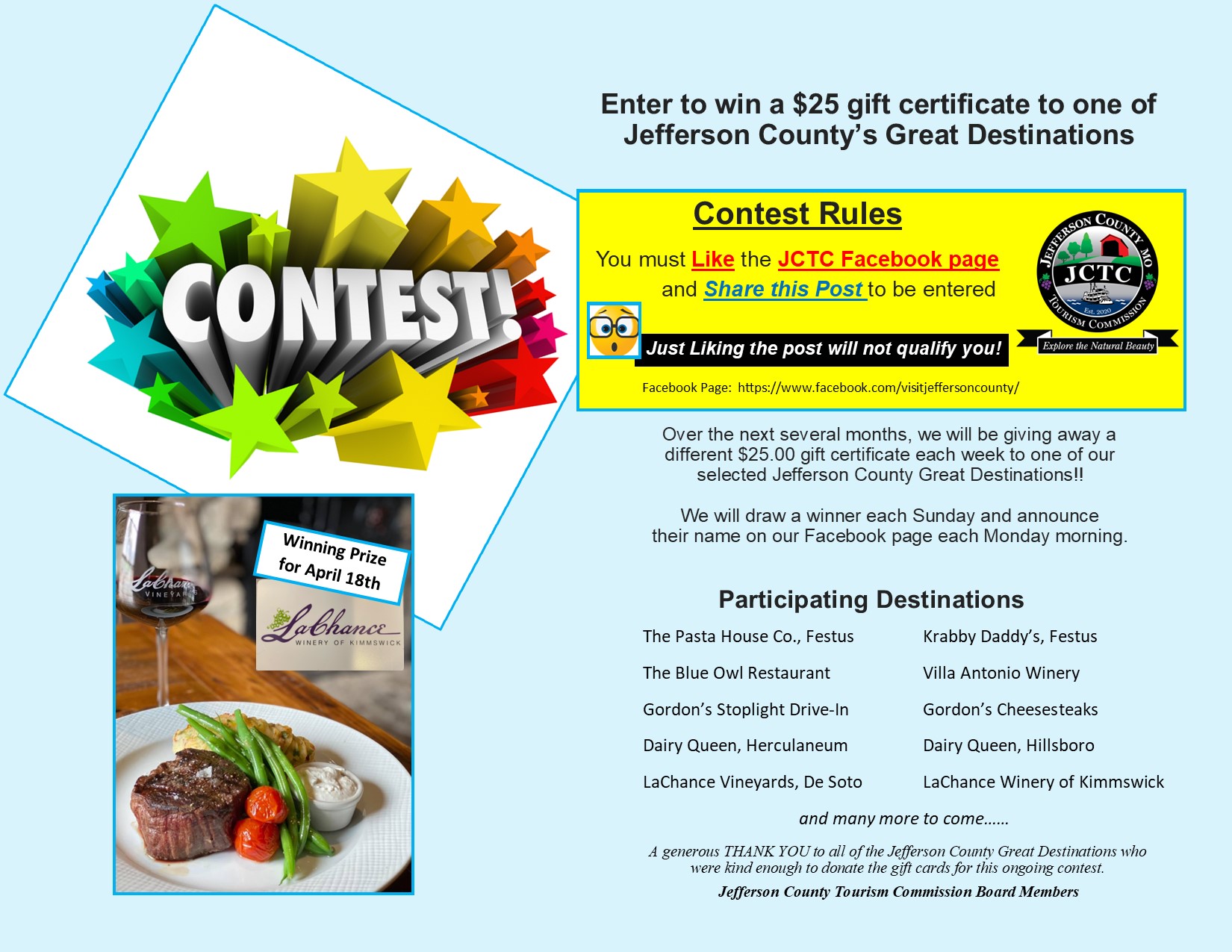 Raffle week two - La Chance Kimmswick Raffle week two - La Chance Kimmswick