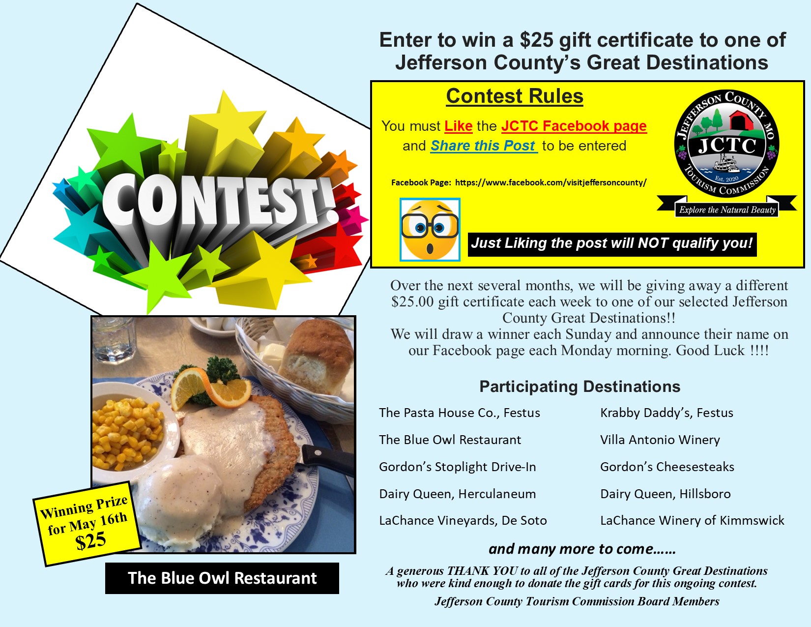 Raffle week six - The Blue Owl Raffle week six - The Blue Owl