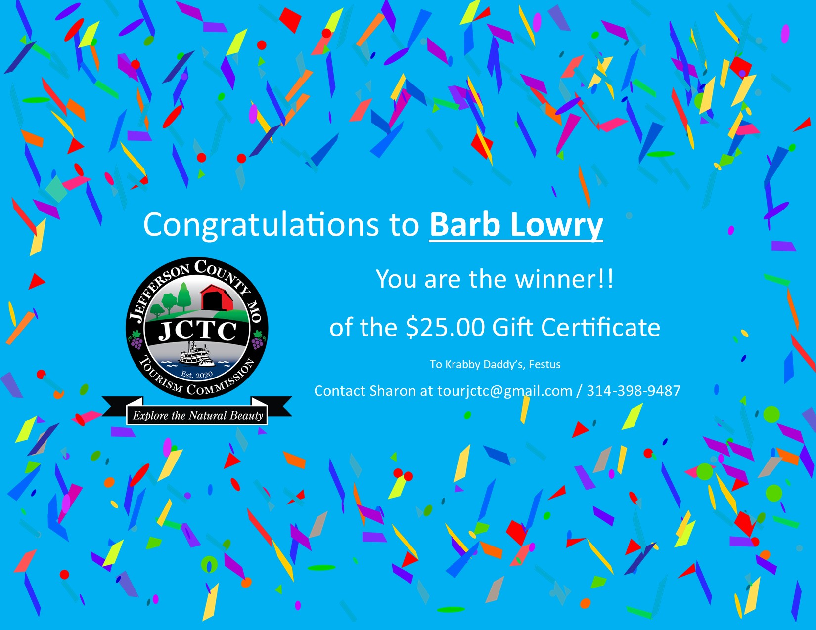 Week five winner Week five winner