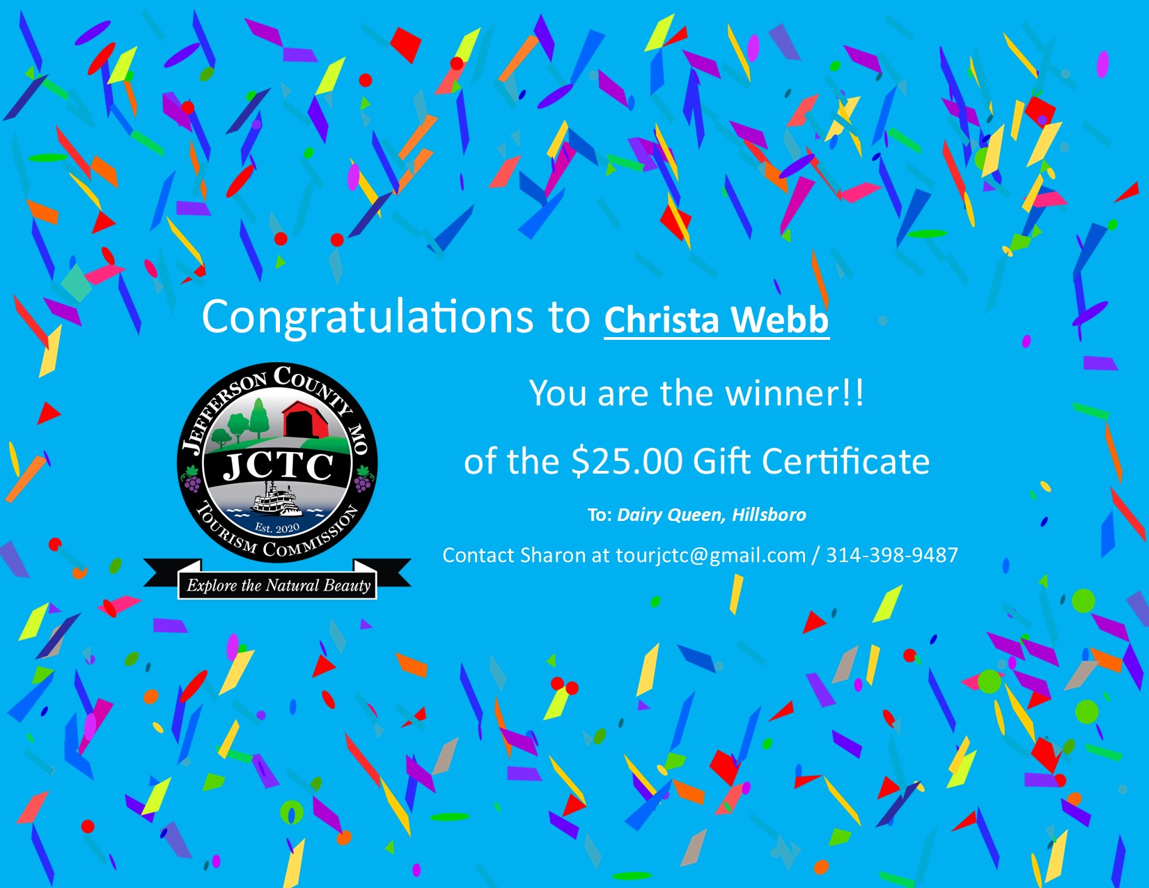 Week ten winner Week ten winner