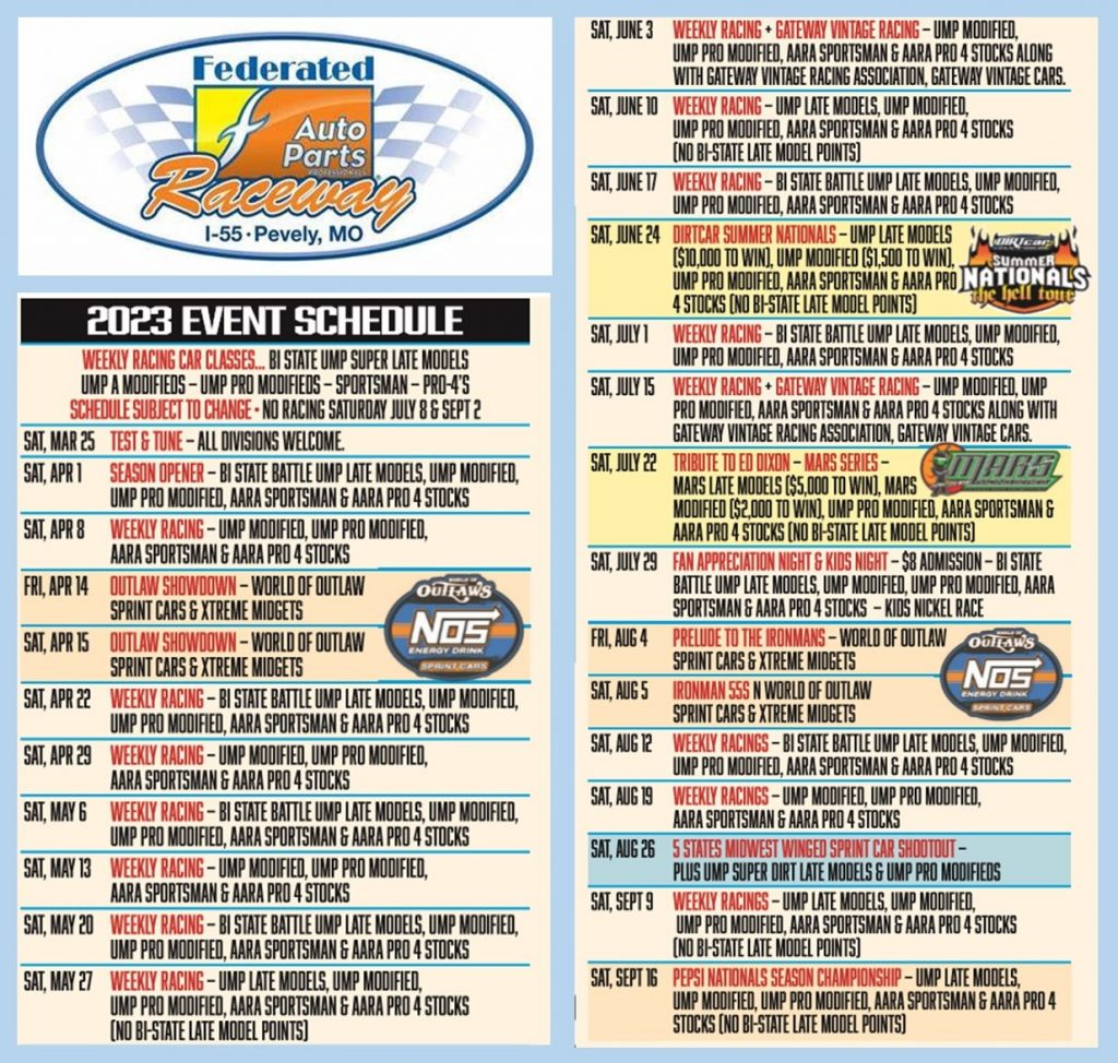 Full Event Schedule 2023