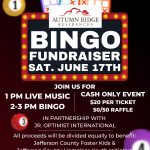 Jr Opt club june 23 bingo fundraiser