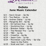 June 2023 DeSoto Music Calendar