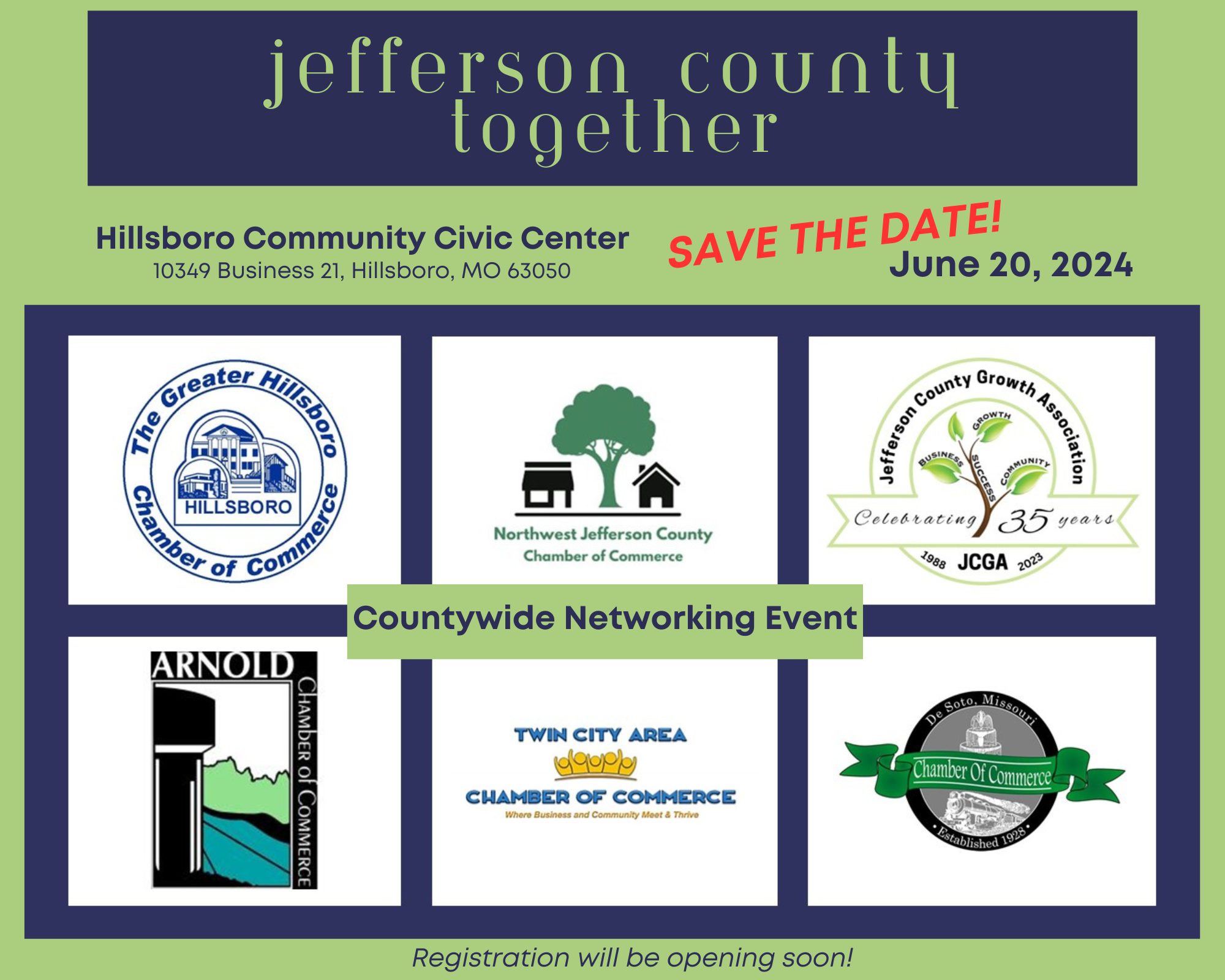 Save the Date ~ Jefferson County Together
