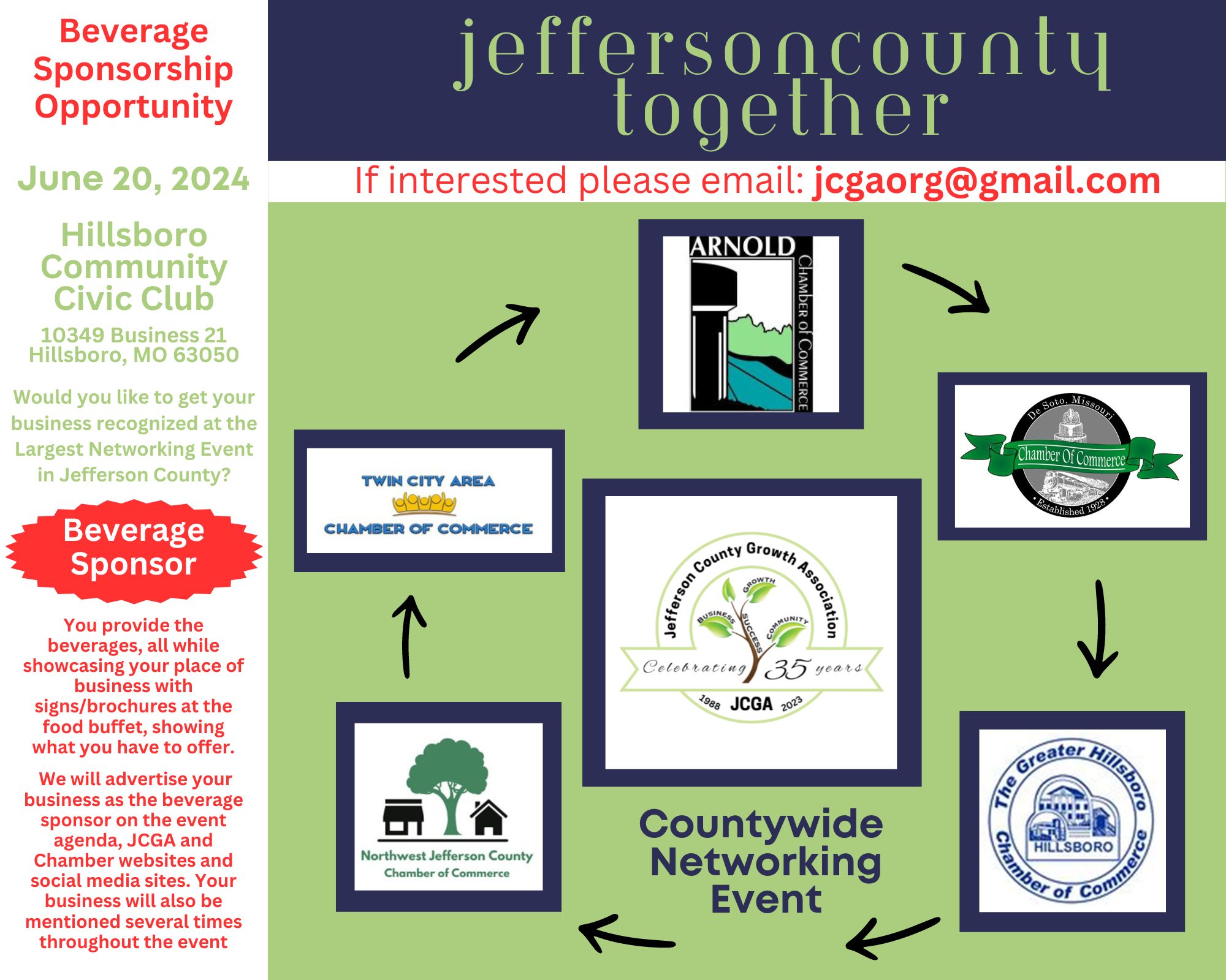 Jefferson County Together ~ Beverage Sponsor
