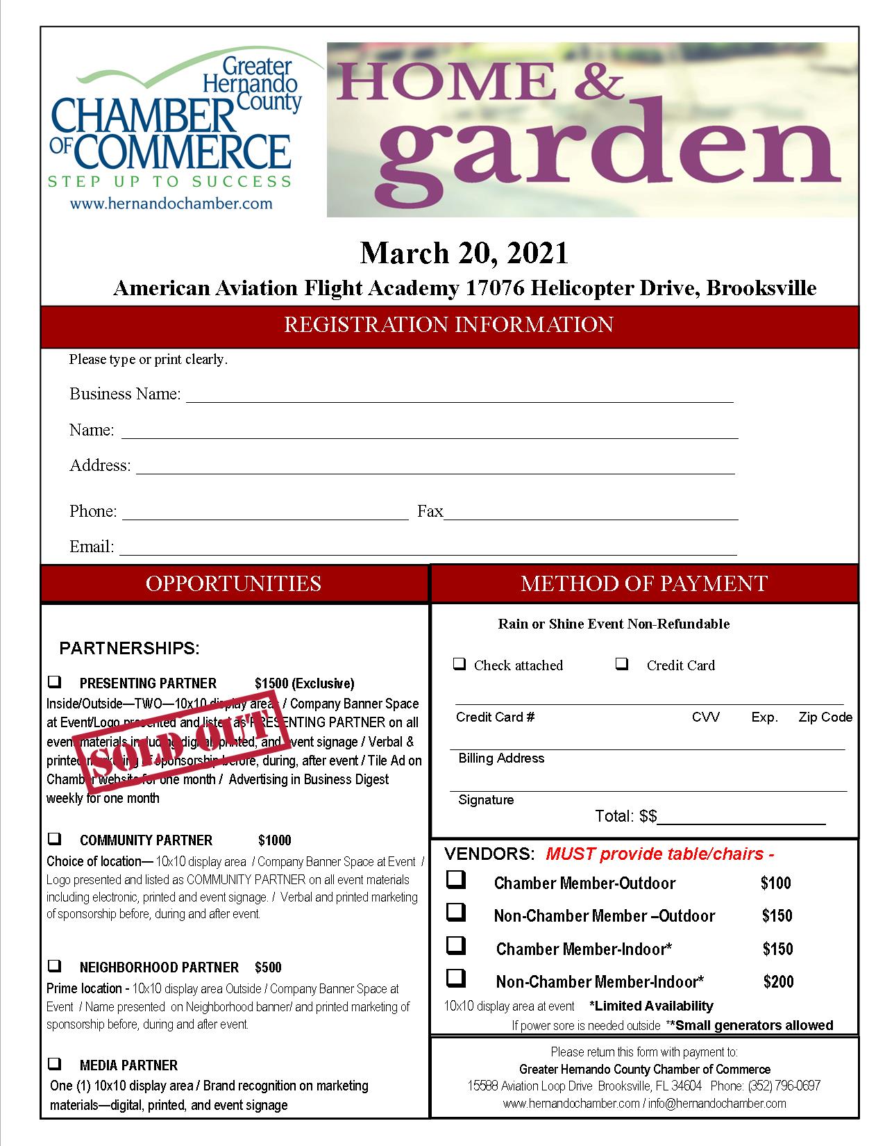 Sponsor Registration Form CURRENT 2