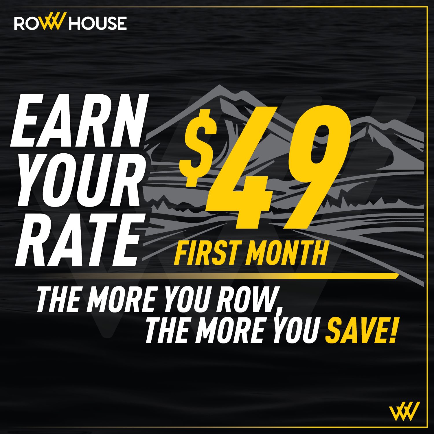 Row House EARN.YOUR.RATE