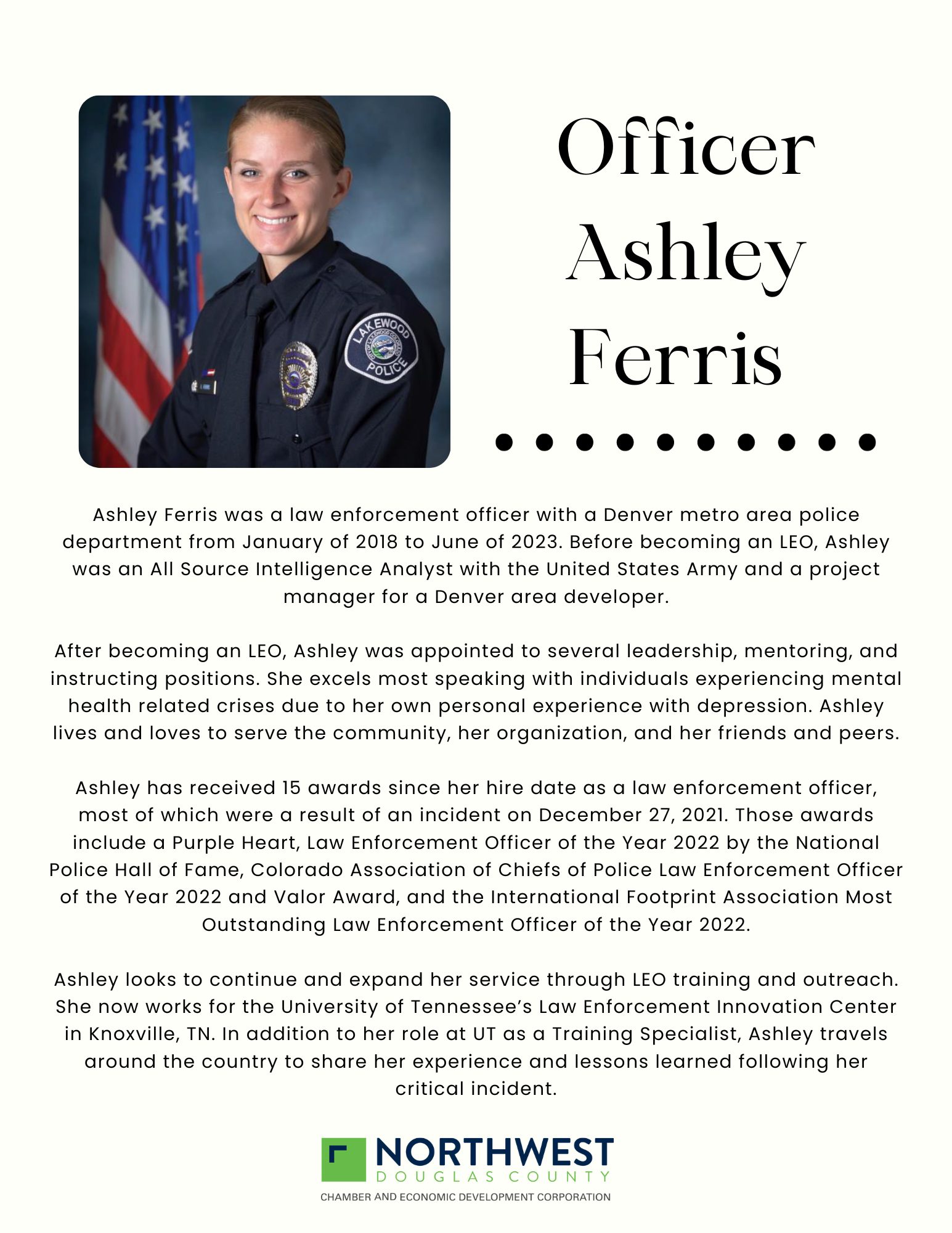 Officer Ferris Honoree Intro