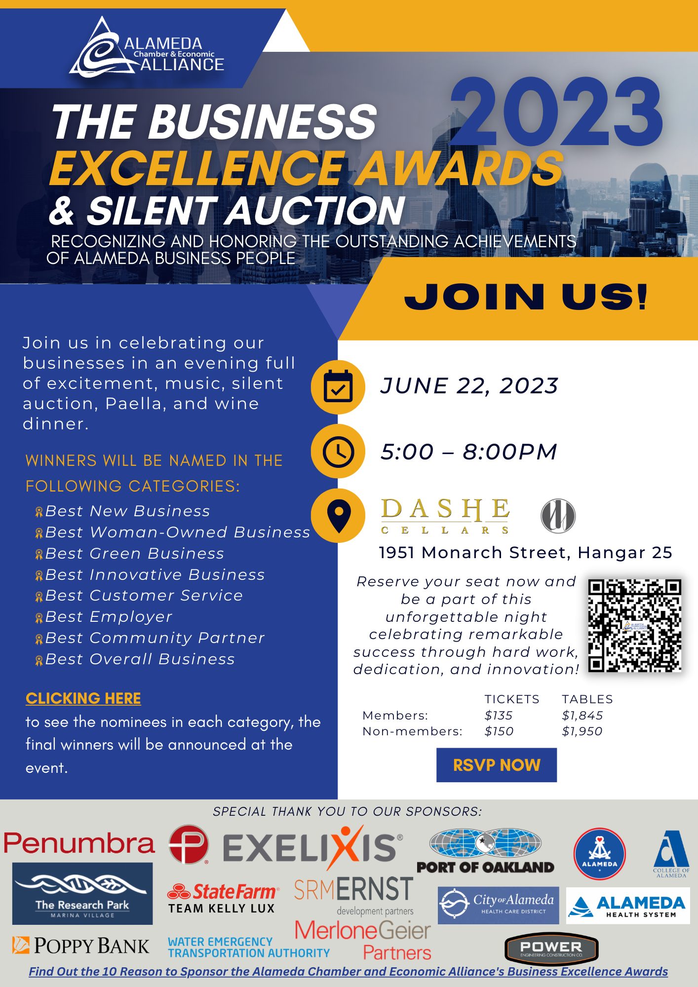 The Business Excellence Awards &amp; Silent Auction