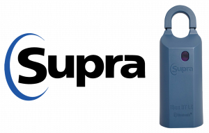 supra logo and lockbox