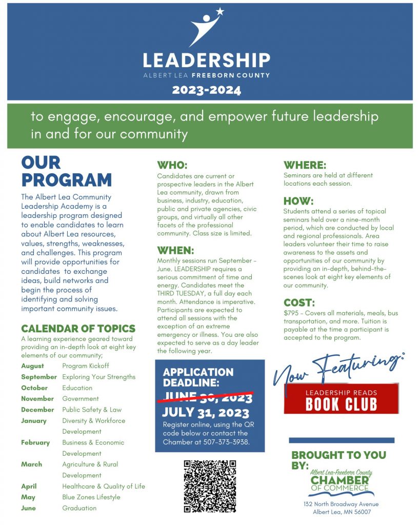 2023 Leadership Program flyer