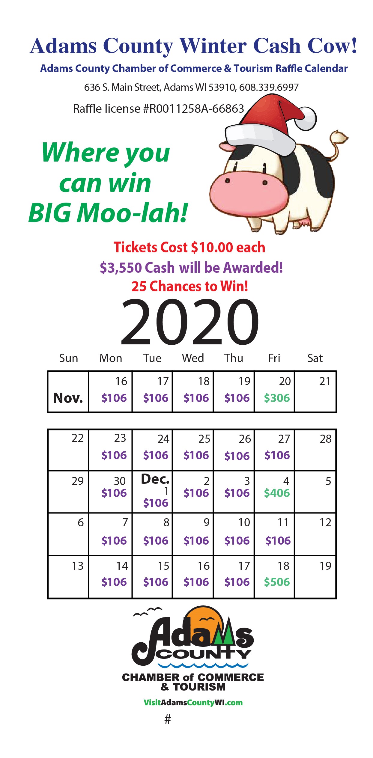Winter cash cow raffle tickets 2020 - front-01 (004) Winter cash cow raffle tickets 2020 - front-01 (004)