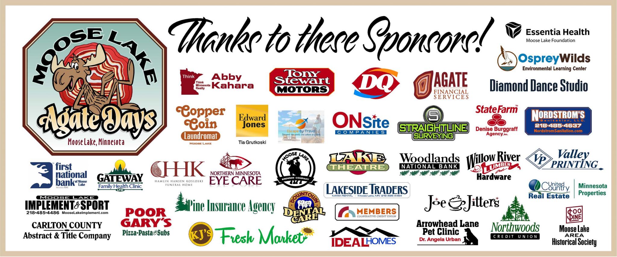 Agate Days & Art in the Park Moose Lake Area Chamber of Commerce