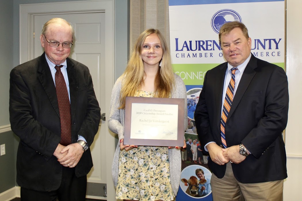 2021 Cecil O. Davenport Award Laurens County Chamber of Commerce